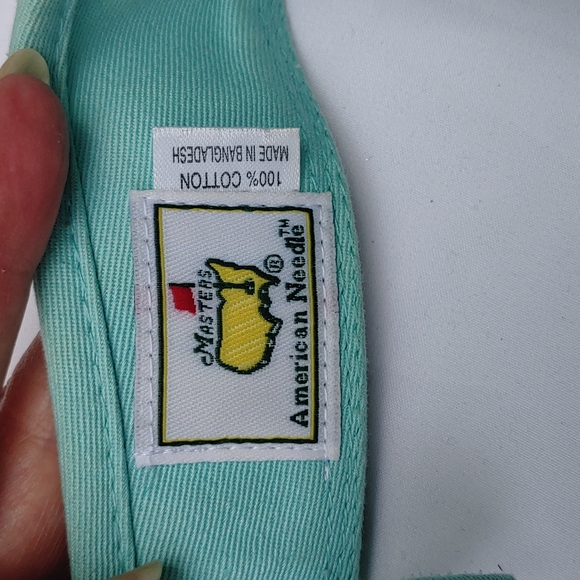 2017 Ladies Masters visor, aqua/teal - Picture 4 of 7